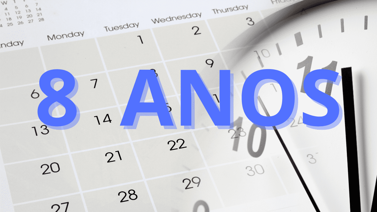 Quantos meses tem 8 anos
